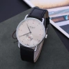 The two-hand semi-waterproof men's leather strap watch is simple and elegant Application Scenario